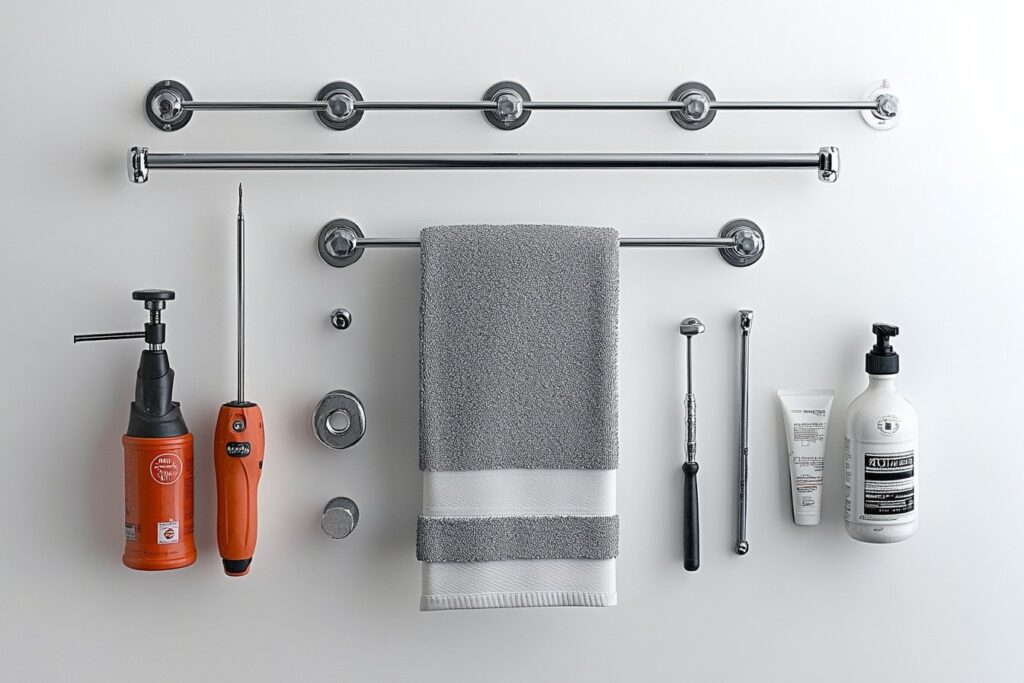 Fixer un porte-serviettes mural : Guide pratique étape par étape
