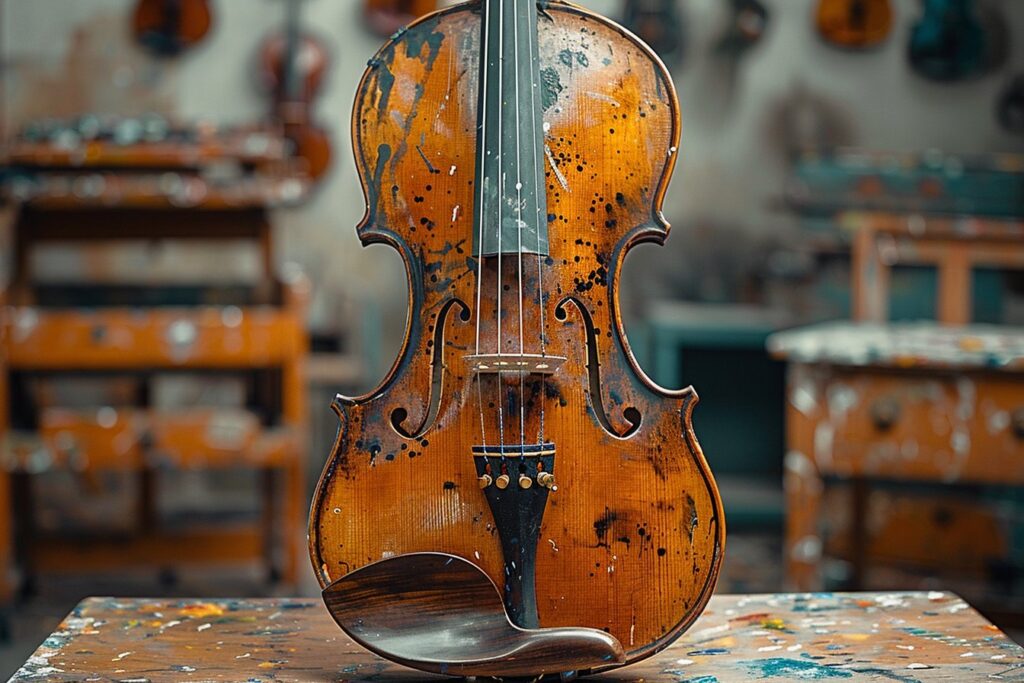 Instruments de musique et peinture : une rencontre artistique