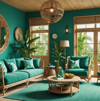 découvrez comment associer une palette tropicale à des murs aux teintes fraîches pour une décoration intérieure moderne et élégante, inspirée par le style unique de la thaïlande.