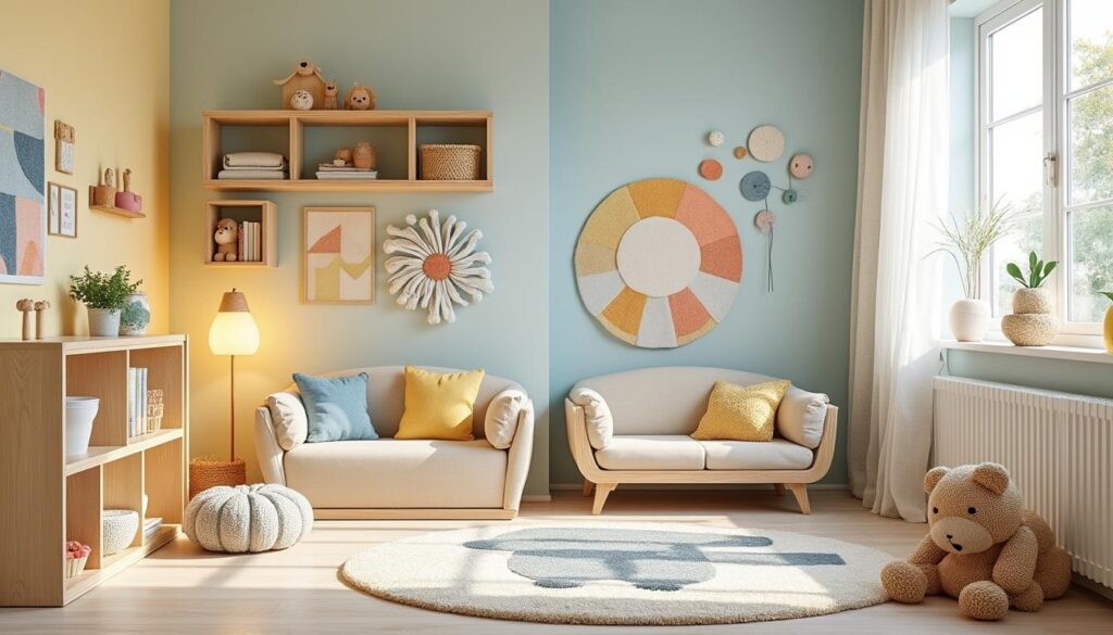 Déco et enfants : choisir des couleurs et matériaux adaptés