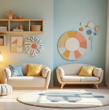 découvrez comment choisir des couleurs et des matériaux adaptés pour une décoration sécurisée et harmonieuse dans une chambre d'enfants.